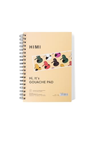 Image of HIMI - Gouache Paint - Gift Set with Bag - includes 12g Twin Cup set 72 colours | Palette | Painting Pointed Knife | Foldable water Bucket | Gouache Paper Pad 50 Pages - Green Apple Plastic Case