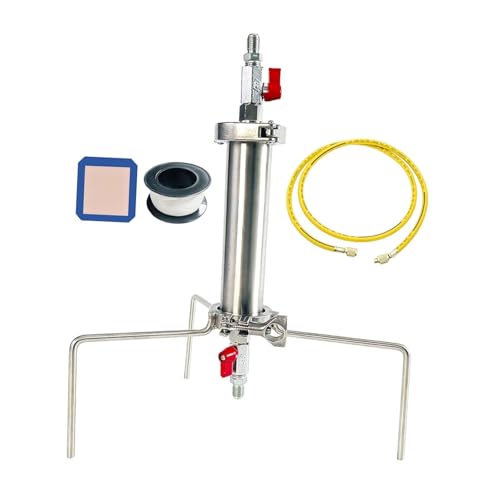 MetieFasia Closed Loop Extractor 45G Plant Leaves Extracting Industry Use Stainless Steel Vacuum Chamber