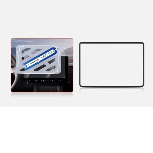 Film Protection GPS Tesla Modèle 3 et Y 2021-2025 Protecteur Écran Voiture Frosted 2pcs