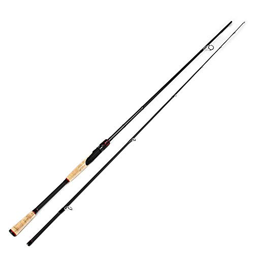 FISHYY Caña De Pescar 100% Carbono Spinning Caña De Pescar Señuelo Peso 2-30 G 2 Secciones Señuelo Caña De Pescar para Calamar Caña De Pescar Caña De Viaje