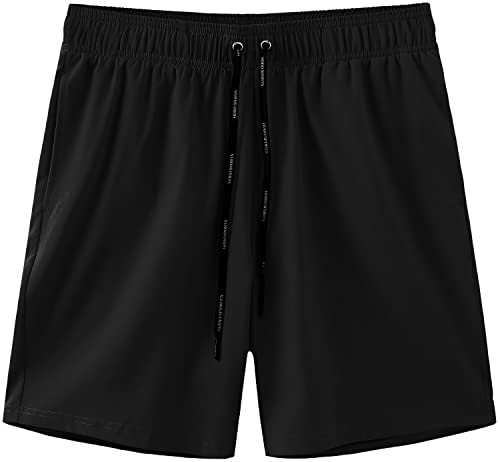 HOdo Mens Swim Trunks with Mesh Liner 9" Quick Dry Swim Shorts Bathing Suits for Men Swimwear Board Shorts wiht Pockets4