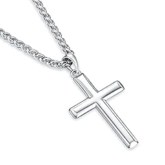 Silver Cross with 22" Chain