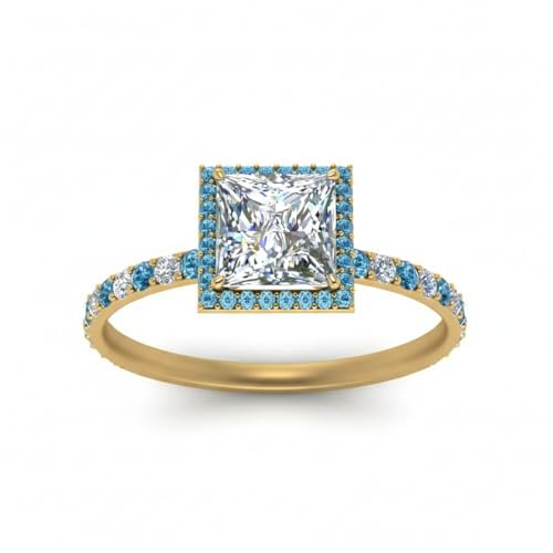 Bague or princesse cadeau idéal femme et fille taille 47-70