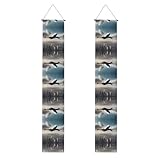 Pancartas de porche impresas de avión de gran altitud, pancartas decorativas colgantes, adecuadas para fiestas, decoración multiescena interior y exterior