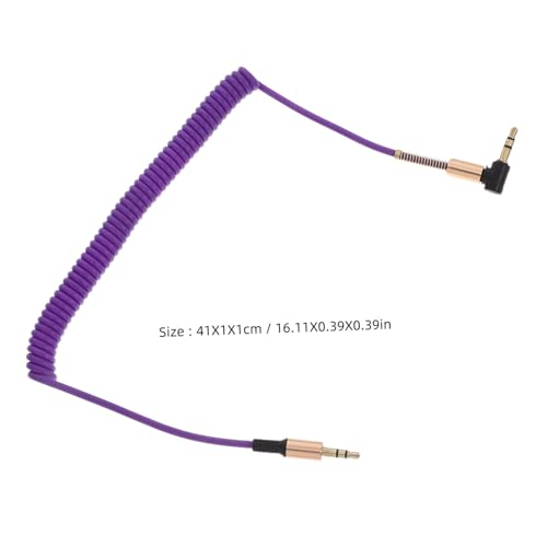 Cable de audio de 3,5mm resistente con conector en ángulo contra roturas 2