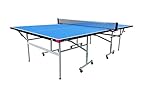 Butterfly Fitness 16 Table Tennis Table with Net Set - 3 Year Warranty - 10 Minute Assembly - Playback Mode - Compact Storage