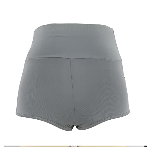 Joinfun Women Plus Size Sexy Underwear Panties Soft Stretch Hi Cut Booty Shorts Grey 4Xl #TOP2