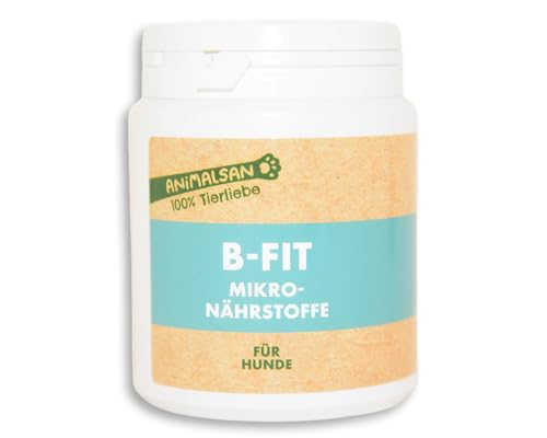 Animalsan B-Fit – Vitamin B-Komplex Tabletten für Hunde – Ergänzungsfuttermittel mit Vitamin B1, B2, B5, B6, B12 & Folsäure – zur täglichen Versorgung – 100 Tabletten