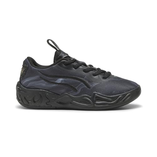 PUMA Kids Boys Mb.04 Lo Team Basketball Sneakers Shoes - Black