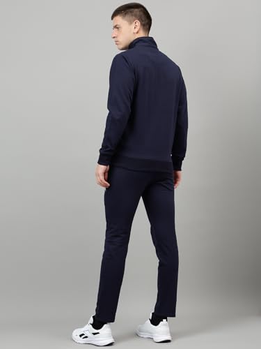 Image of Men's Winter Fleece Tracksuit | Zip-Up Sweatshirt & Track Pants, Soft Fleece Fabric, Warm 2-Piece Sportswear for Gym, Streetwear & Casual Wear |FTS-68