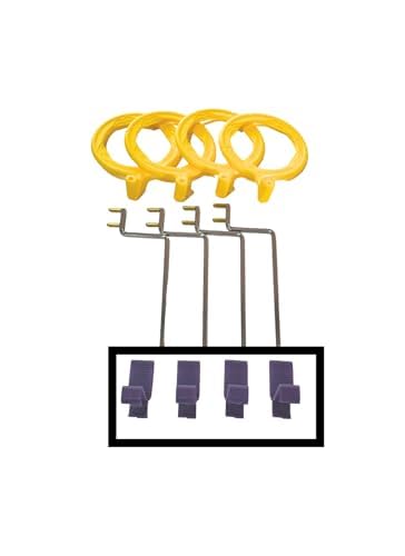 Digital x-ray Holders for Digital Dental Sensor, XCP Holder, Intraoral x-ray Holders. Compatible with K O D A K/Carestream for Digital Dental X-ray (Blue Pack of 04 Holders)