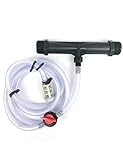 Our venturi fertilizer injector is a one-time injection molding with a reasonable structure - water transfer 1.82-6.34m3/h, working pressure 0.07-0.95Mpa, fertilizer suction capacity 31-279L/h The fertilizer injector's water inlet and outlet are male...