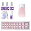 06 L - Square White French in Pink Base Kit