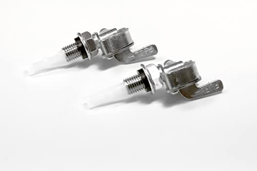 Holzer 2x Benzinhahn für diverse Stromerzeuger und Benzin Motoren, M10 × 1,25