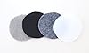 Playfully Ever After Black, Charcoal, Gray & White Craft Felt Circles (3 Inch - 30pc) #1