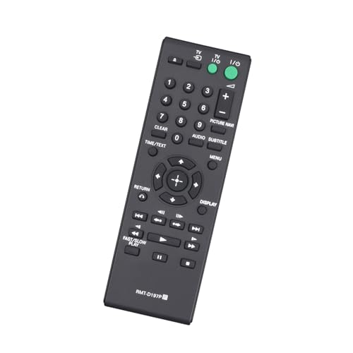 VINABTY RMT-D197P Replacement Remote Control Compatible with Sony DVD Player DVP-SR120 DVP-SR150 DVP-SR360 DVP-SR370 DVP-SR450K DVP-SR550K DVP-SR750H DVP-SR760 DVP-SR760HP