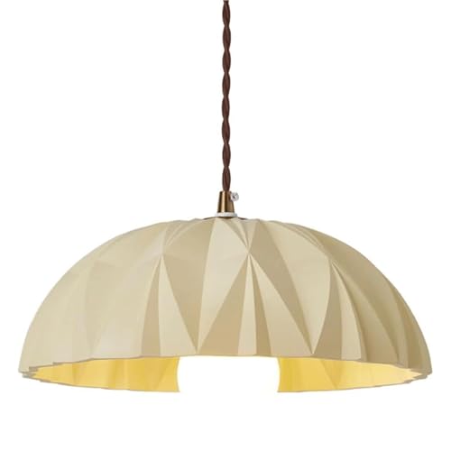 Lampe à suspension en cage blanche E27 avec cordon réglable pour chevet