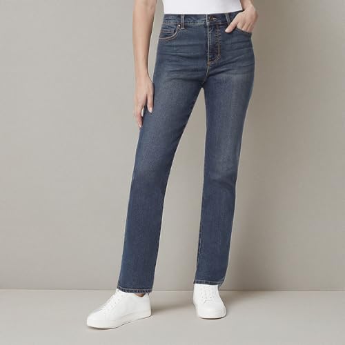 Image of Gloria Vanderbilt Womens Amanda Classic High Rise Tapered Jean Petite