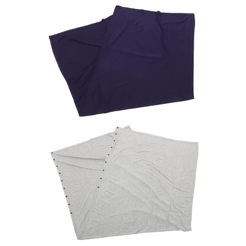 Châle d'allaitement en coton réglable (lot de 2) pour repas de bébé