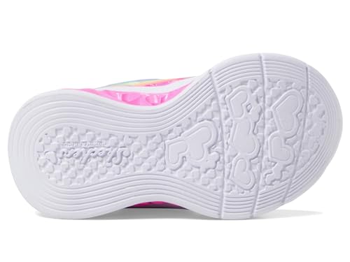 Skechers Baby Girl's Flutter Heart Lights - Groovy Swirl 303253N (Toddler) Lavender/Aqua 6 Toddler M