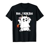 Ghost Cow Moo I Mean Boo Funny halloween Cow Boo T-Shirt