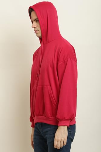 Image of Fleece Oversized Fit Pocket Hoodie for Men Small to 10xl