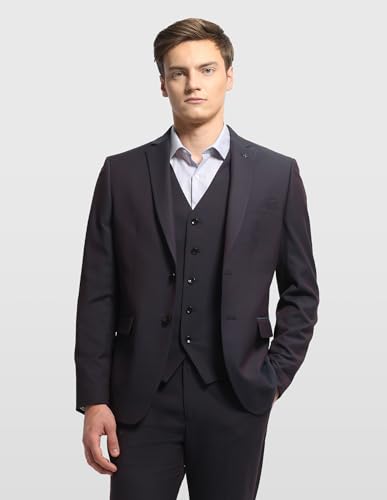 Image of Arrow Men's Dobby Three Piece Suit