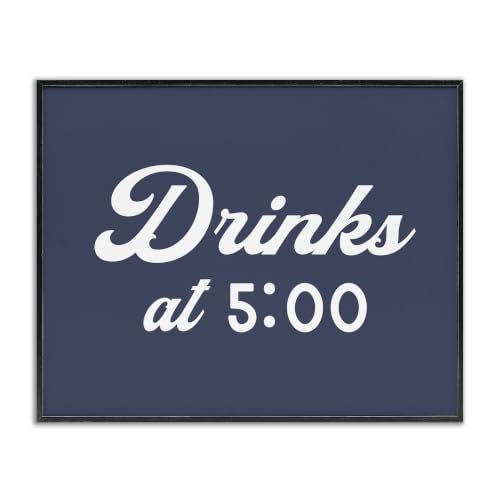 Nautical Party Sign, 11 x 14 Inch Framed Giclée Print