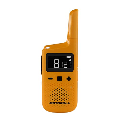 MOTOROLA Solutions - Lotto di 2 Walkie Talkie - TALKABOUT T72 - PMR446 - Giallo - Lungo raggio - Indice IP54 - Ideale per escursioni