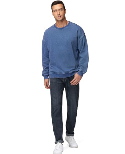 Mens Hoodies Pullover Oversized Hoodie Plush Cotton Hooded Couples Vintage Trendy Washed Streetwear Sweatshirt4