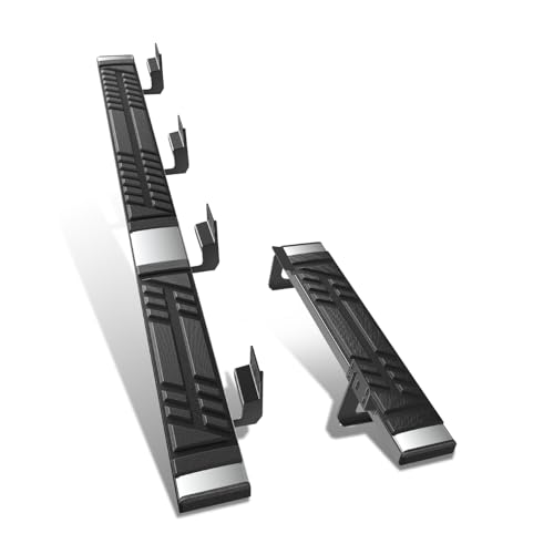 Estribos planos 6.5" DNA Motoring compatibles Ford Transit miniatura 1