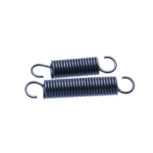 Lyuduo-������΂� Wire Diameter 4mm OD 40mm 65Mn Spring Steel Open Hook Tension Spring Pullback Spring Coil Draught Spring, 1pcs, �ψ��k