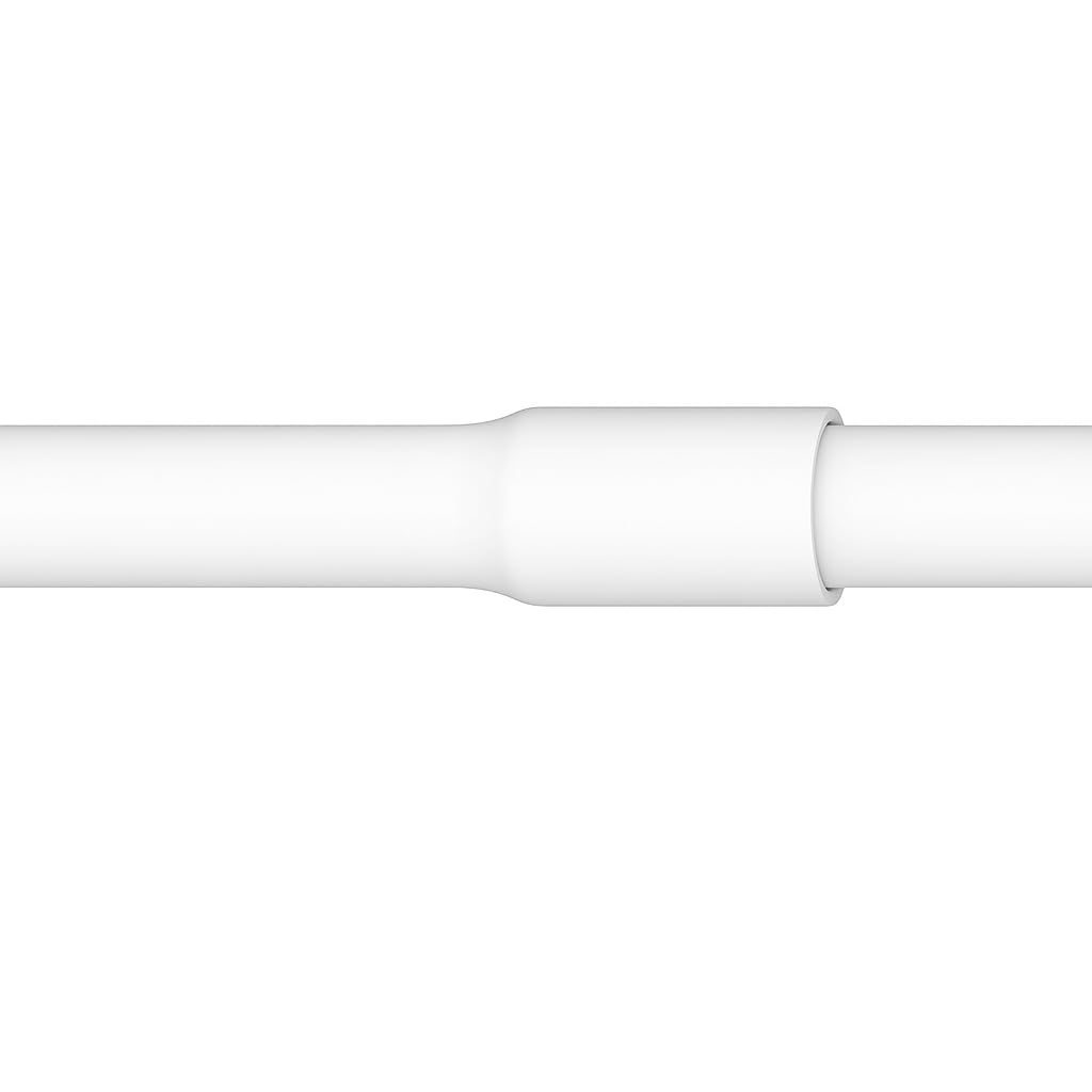 Przewód kablowy z PVC sztywny 20 mm M20 20 m trudnopalny biały