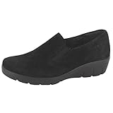 Ferse Höhe: 3cm Semler Damen Judith Slipper, Schwarz, 40 EU