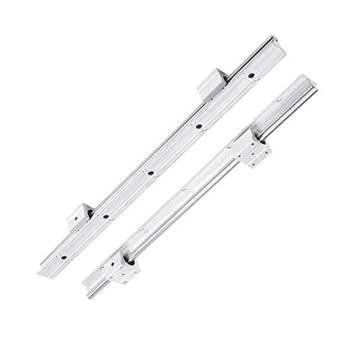 2PCS SBR12-500mm 12MM Linear Bearing Rail Slide Guide Shaft 4Pcs SBR12UU, Multifunctional Accessory For Home Use
