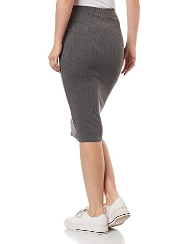 Saia Basica, basicamente, Feminino, Mescla Escuro, M