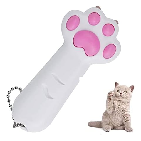 VOVIGGOL Cat Toys for Indoor Cats Interactive Cat Toy for Catch Exercise, Pet Dog Funny Toys Kitten Toys Cat Wand Toy for Chasing and Playing (White) Cover