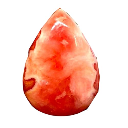 Rhodochrosite naturelle 25x18mm, cabochon en gemme véritable d'exception pour bague haut de gamme
