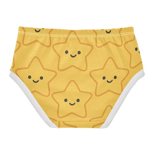 Girls' Triangle Panties Comfort Underwear for Baby Girls Stars Pattern2