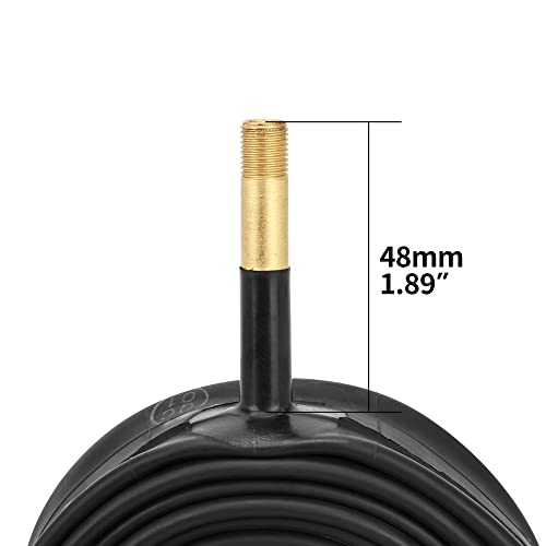 Rutu 700×35/43C Inner Tube, 700X40C Bike Tube With 48Mm Schrader Valve And Installation Accessories - Premium Heavy Duty Butyl Inner Tube - 2 Pack #TOP2