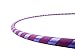 The Spinsterz Beginner Hoop: Weighted Fitness Hula-Hoop for Adults Weight Loss, Waist Exercise Ring for Cardio & Core, Adjustable Quality Detachable Hula Shaper for Beginners, Made in USA - Eudialyte