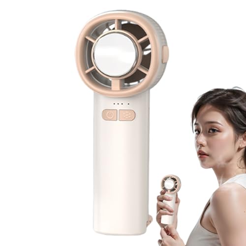 Genérico Abanico de Mano,3 Velocidades Abanico Pequeño - Soplador Recargable Para Hombre Mujer Deporte Acampando Playa Gimnasio Casa Interior