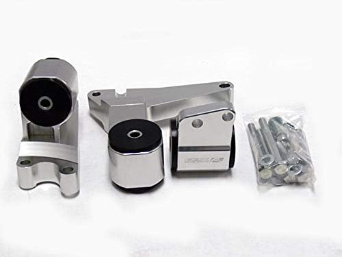 OBX Racing Sports Engine Mount Kit for 96-00 Honda Civic K-Series Swap to EG Chassis Engine (68° Bushing Durometer)