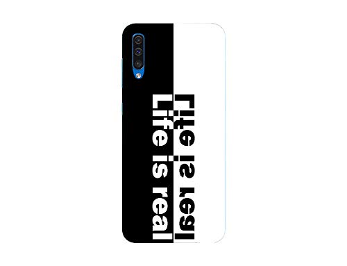 TRUEMAGNET Premium ''Life is Real'' Printed Hard Mobile Back Cover for Samsung Galaxy A50/ Samsung Galaxy A50s/ Samsung Galaxy A30s, Designer & Attractive Case for Your Smartphone