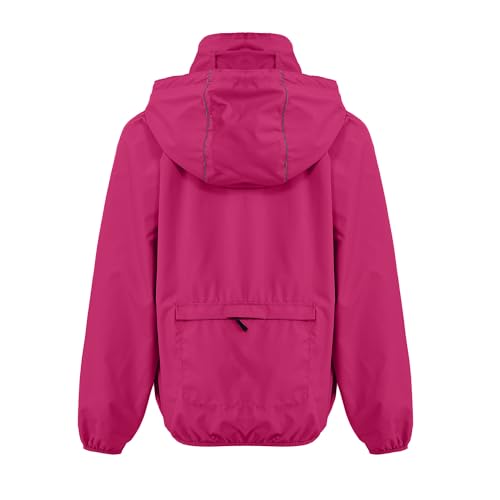 Image of Women's Lightweight Waterproof Jacket Packable Windbreaker Running Coat