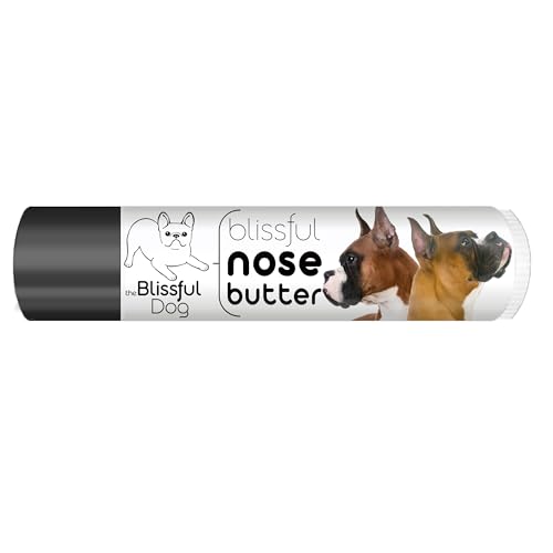 Image of The Blissful Dog Show Boxer Nose Butter for Dry, Cracked Skin, Lick-Safe Dog Nose Balm with Moisturizing Shea Butter, Almond, Olive, and Essential Oils, Pet Supplies, Uncented, 0.15 oz.