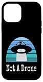 Custodia per iPhone 12 mini Divertente UFO Alien Drone Not A Drone Night Sky Design Sarcasmo