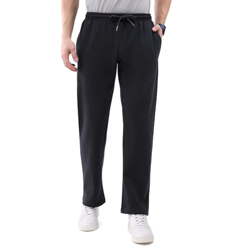 Image of Monte Carlo Men's Regular Fit Solid Track Pants | Drawstring Closure | Side Pocket Sports Lower | Comfortable & Stylish Lower for Men's