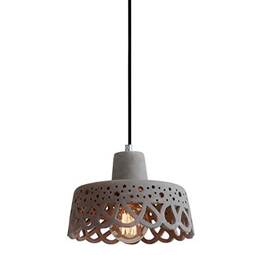 Lustre en ciment ajouré YangRy pour illuminer votre entrée ou un îlot de cuisine moderne