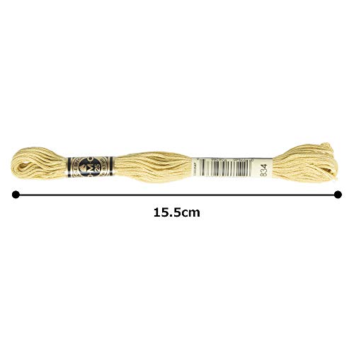 Image of DMC 6-Strand Embroidery Cotton Floss, Very Light Golden Olive